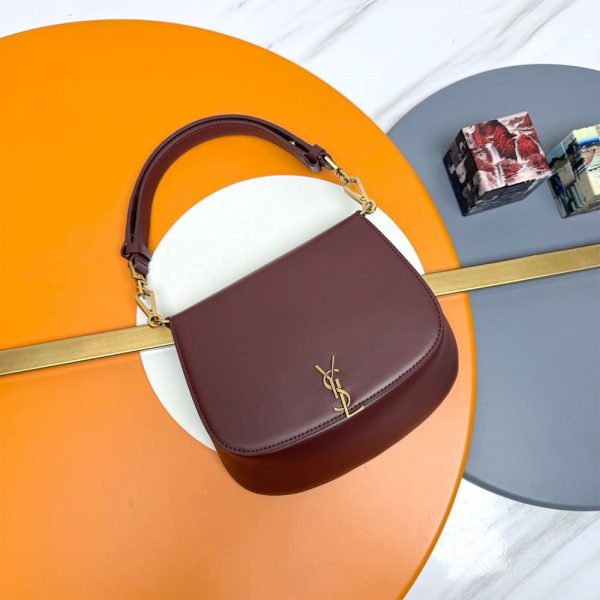 YSL Mini VOLTAIRE TOP HANDLE bag in BOX SAINT LAURENT