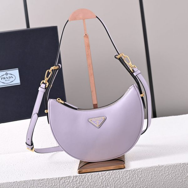 Prada Arque leather shoulder bag