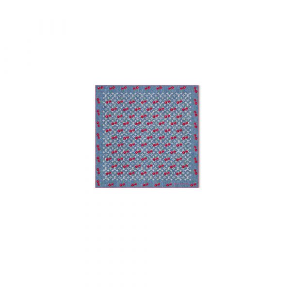 LV x TM Denim Cerise Square 90