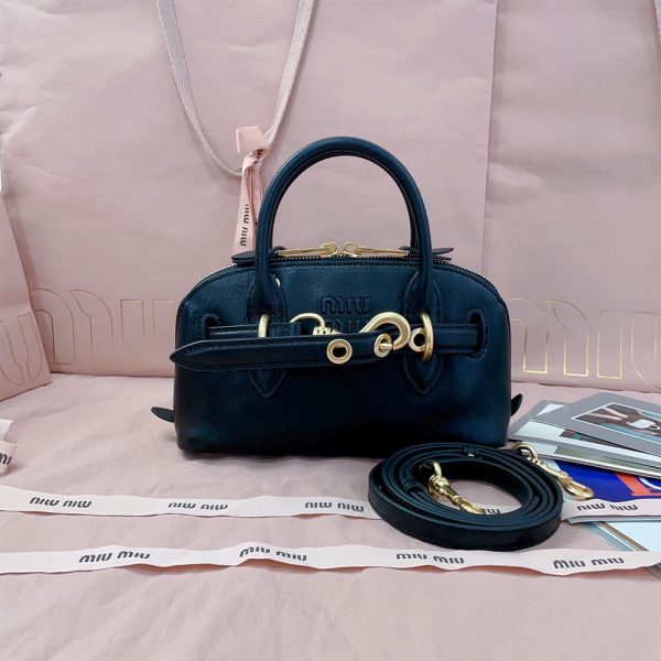 MIUMIU Mini Aventure mini nappa leather bag(HIGH-END GRADE)