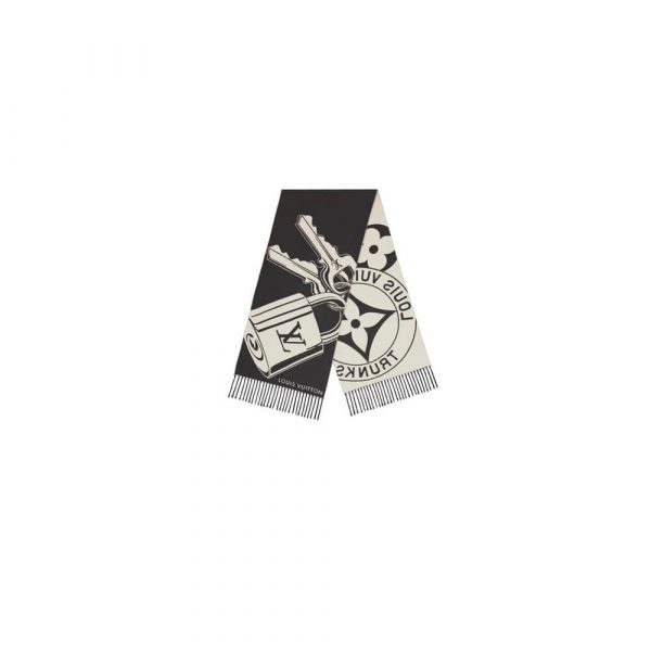 LV Lock And Keys Scarf