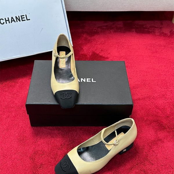 Chanel Mary Janes Heel