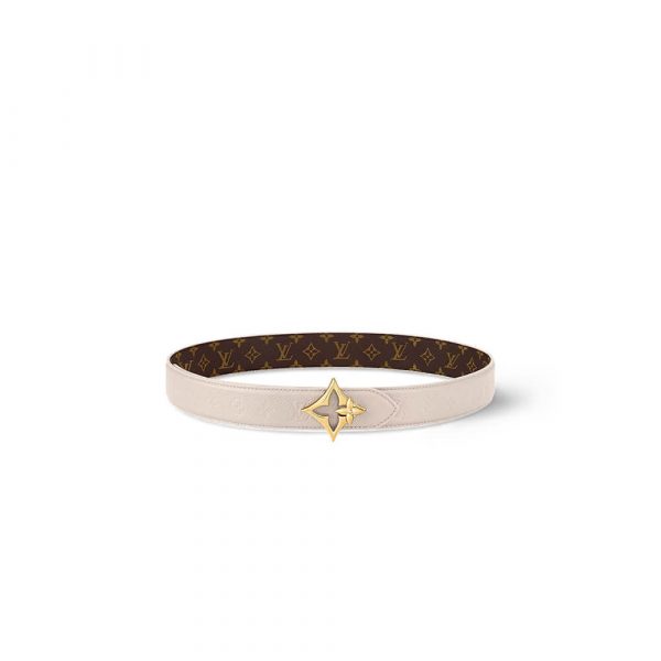 LV Flowergram 30mm Reversible Belt