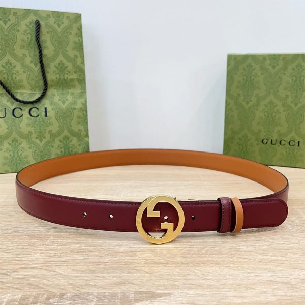 Reversible Gucci Blondie belt