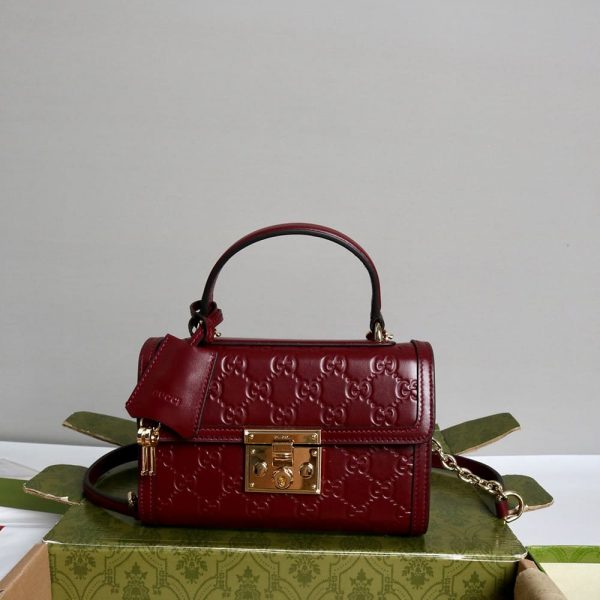 Gucci Padlock small top handle bag(HIGH-END GRADE)