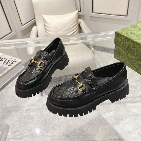 Gucci Women’s Horsebit loafer with lug sole
