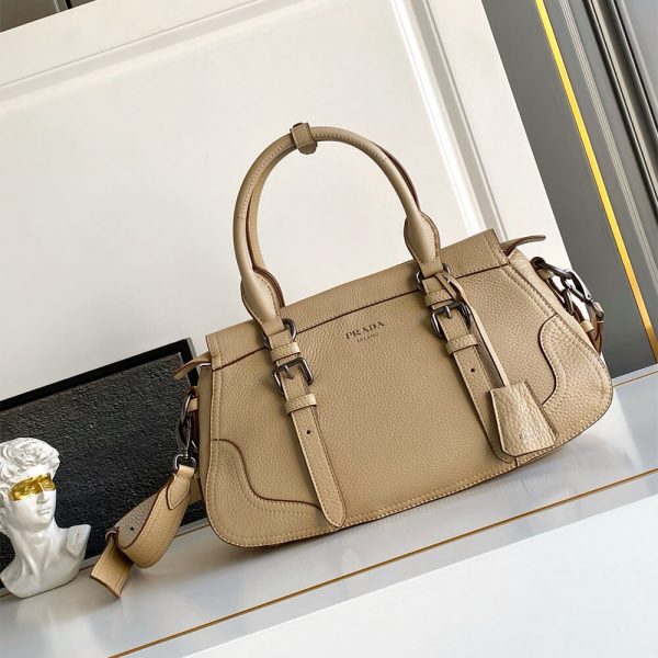 Prada Large leather tote bag(HIGH-END GRADE)