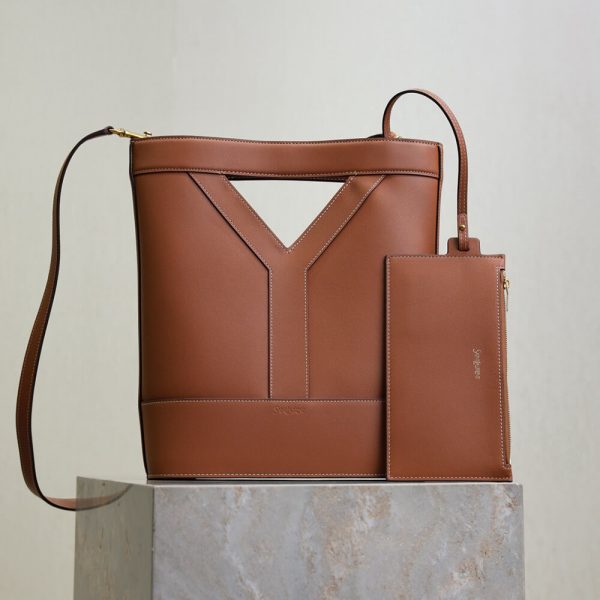 YSL Y small bucket in leather(HIGH-END GRADE)