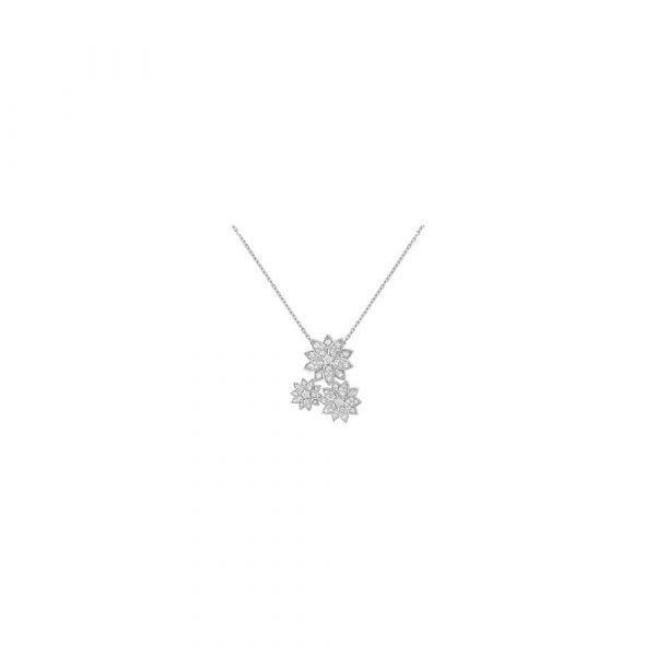 Van Cleef & Arpels Lotus pendant, 3 flowers