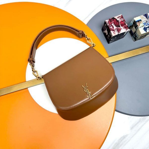 YSL Mini VOLTAIRE TOP HANDLE bag in BOX SAINT LAURENT