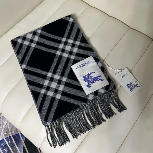 Burberry Check Cashmere Scarf