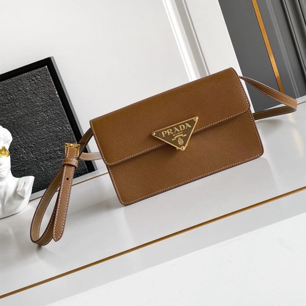 Prada Mini Saffiano leather bag(HIGH-END GRADE)