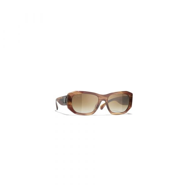 CHANEL Rectangle Sunglasses