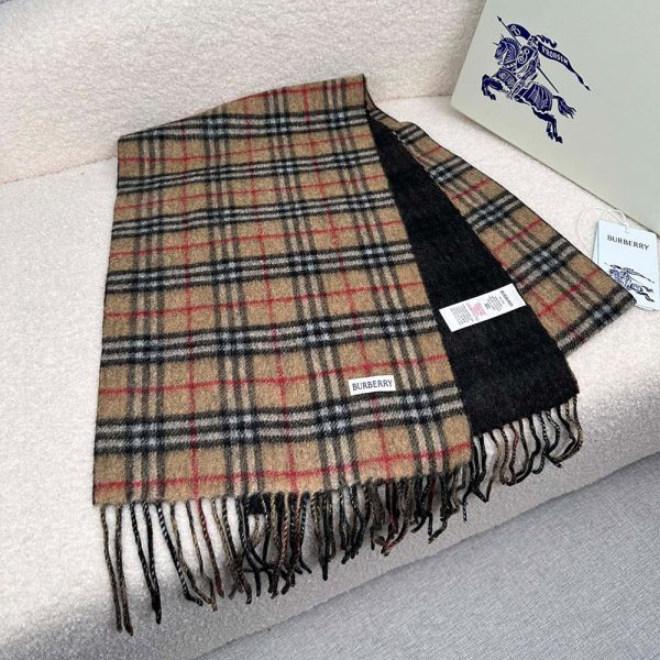 Burberry Check Cashmere Scarf
