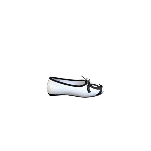 CHANEL Quilted Ballerina Flats