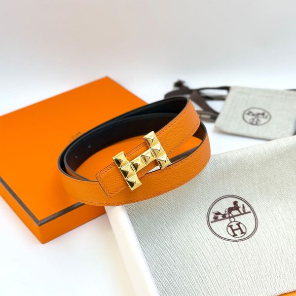 HERMES H Infini belt buckle & Reversible leather strap 24 mm