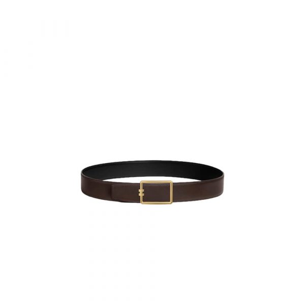 HERMES Tube H belt buckle & Reversible leather strap 38 mm
