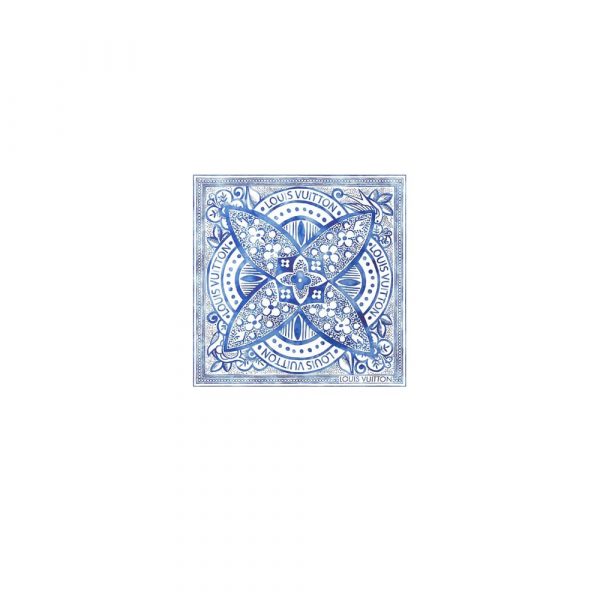LV Mosaic Tile Silk Square 90