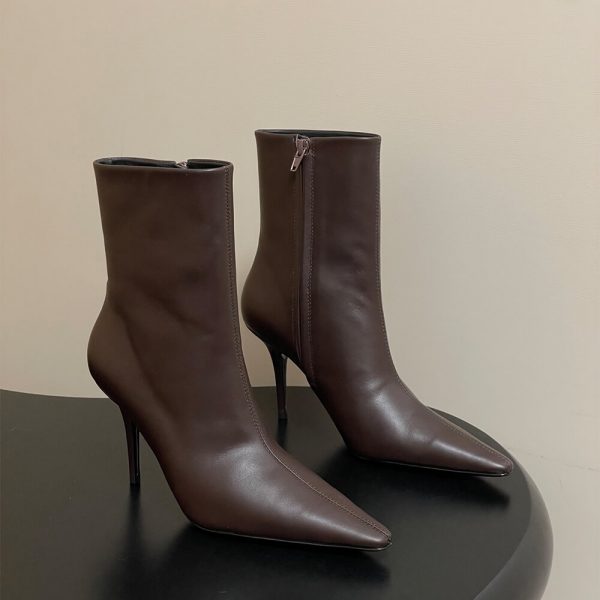 YSL ASHLEY booties in smooth leather