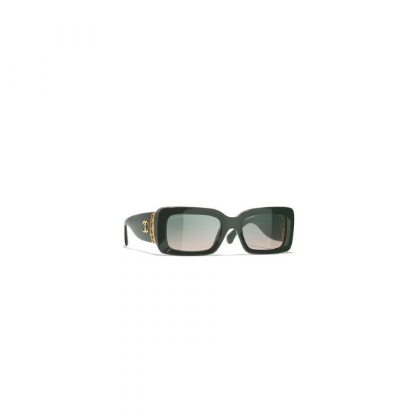CHANEL Rectangle Sunglasses