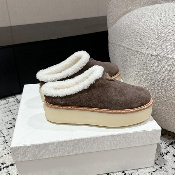 PRADA Suede slippers