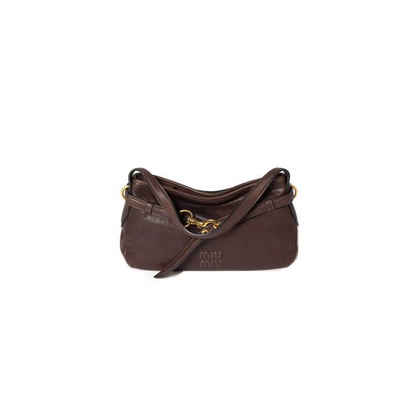 MIUMIU Regular Aventure nappa leather bag(HIGH-END GRADE)