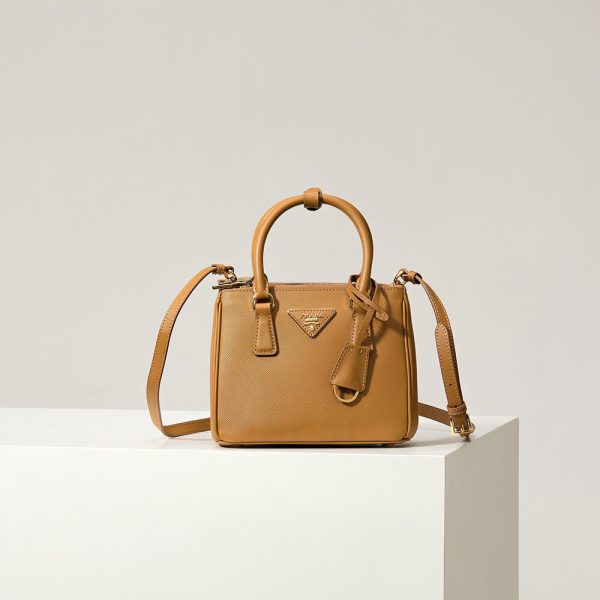 Prada Galleria mini Saffiano leather bag(HIGH-END GRADE)