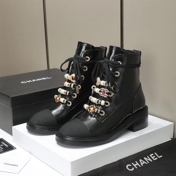 Chanel Combat Boots