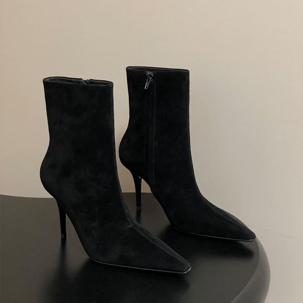 YSL ASHLEY booties in smooth leather