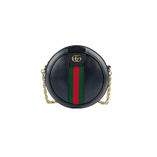 Ophidia GG mini round shoulder bag