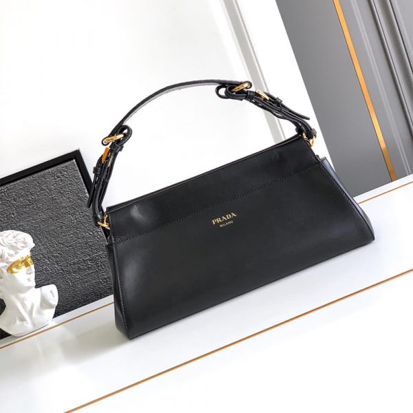 Prada Enchaine medium leather bag(HIGH-END GRADE)