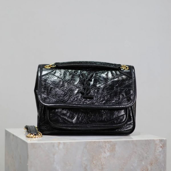 YSL NIKI baby in vintage leather(HIGH-END GRADE)