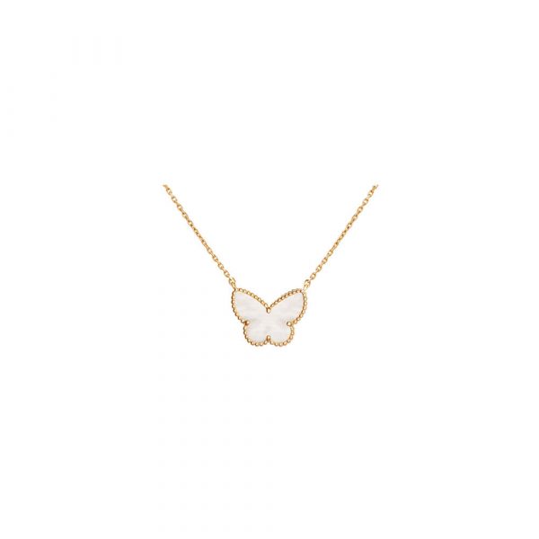 Van Cleef & Arpels Lucky Alhambra butterfly pendant