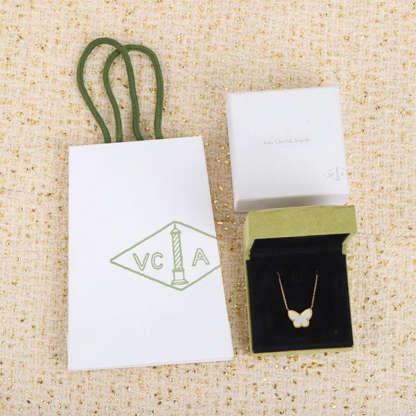 Van Cleef & Arpels Lucky Alhambra butterfly pendant