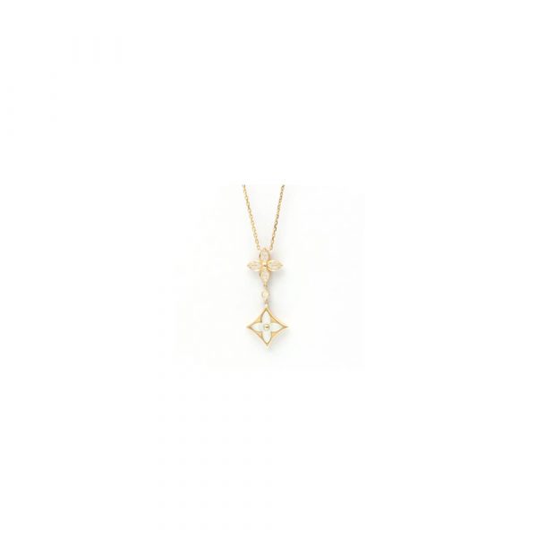 LV Color Blossom Double Star Pendant Necklace