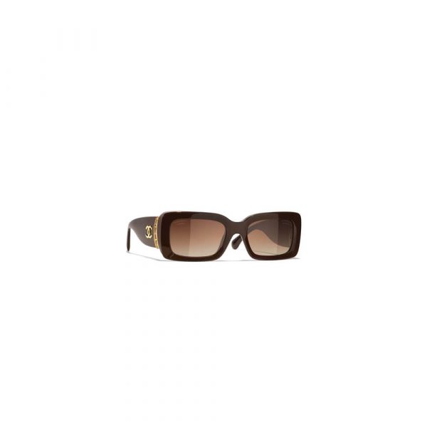 CHANEL Rectangle Sunglasses