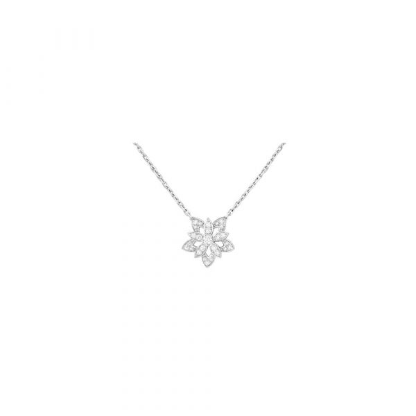 Van Cleef & Arpels Lotus openwork pendant mini model