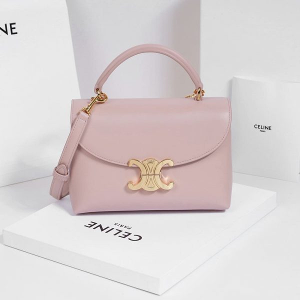 CELINE TEEN NINO BAG IN SMOOTH SATINATED CALFSKIN(HIGH-END GRADE)