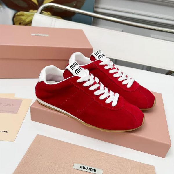 MIUMIU Suede Sneakers